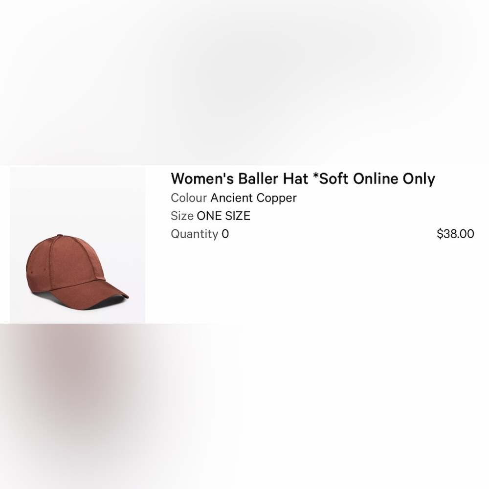 lululemon athletica Brown Cap